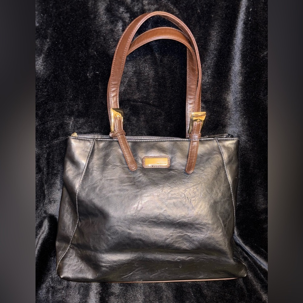 Mondani New York Black & Brown Handbag